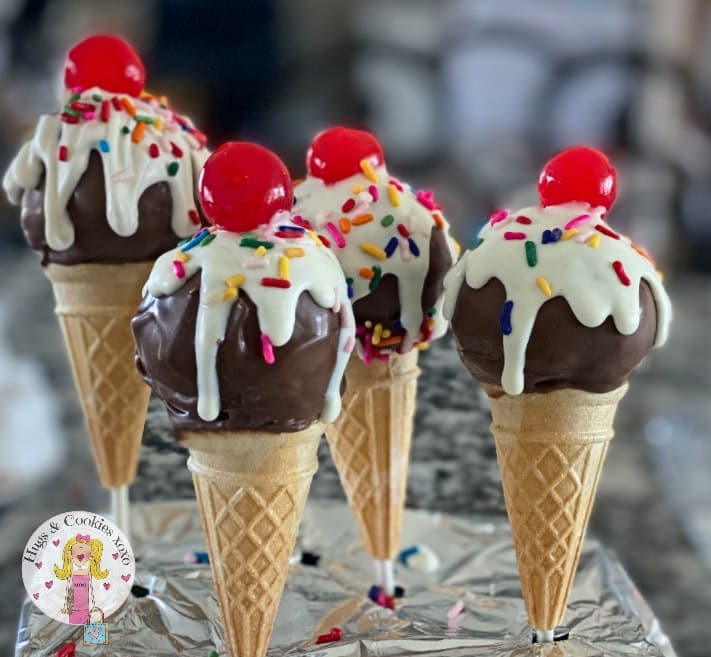 Ice Cream Cone Cake Pops – HCP