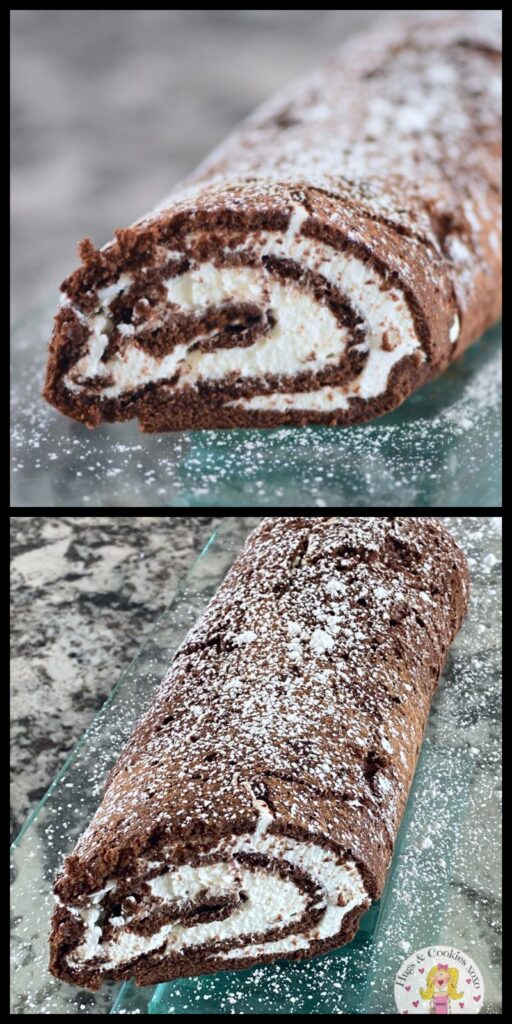 Flour Free Chocolate Swiss/Jelly Roll – Caroline's Easy Baking Lessons