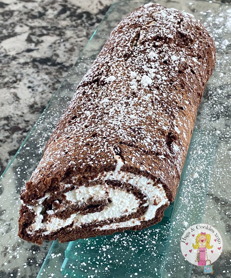 Flourless Chocolate Cake Roll