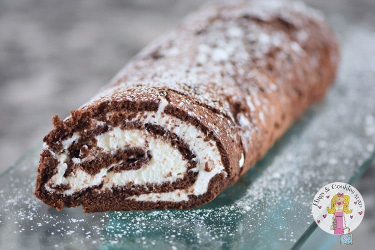 Flourless Chocolate Cake Roll