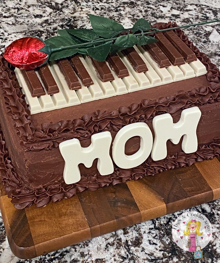 Mother's Day Piano Cake