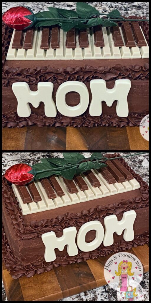 Mother's Day Piano Cake