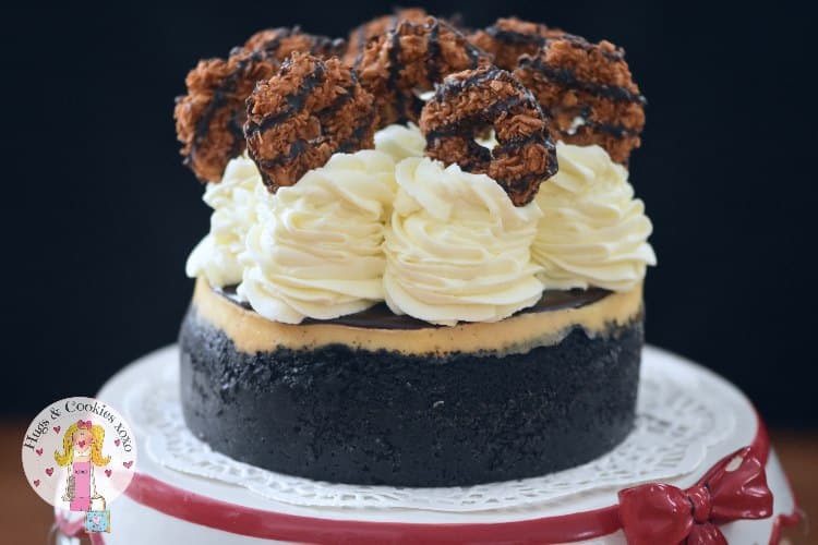 Samoa Oreo Cheesecake