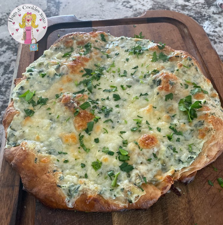 Spinach Artichoke Pizza