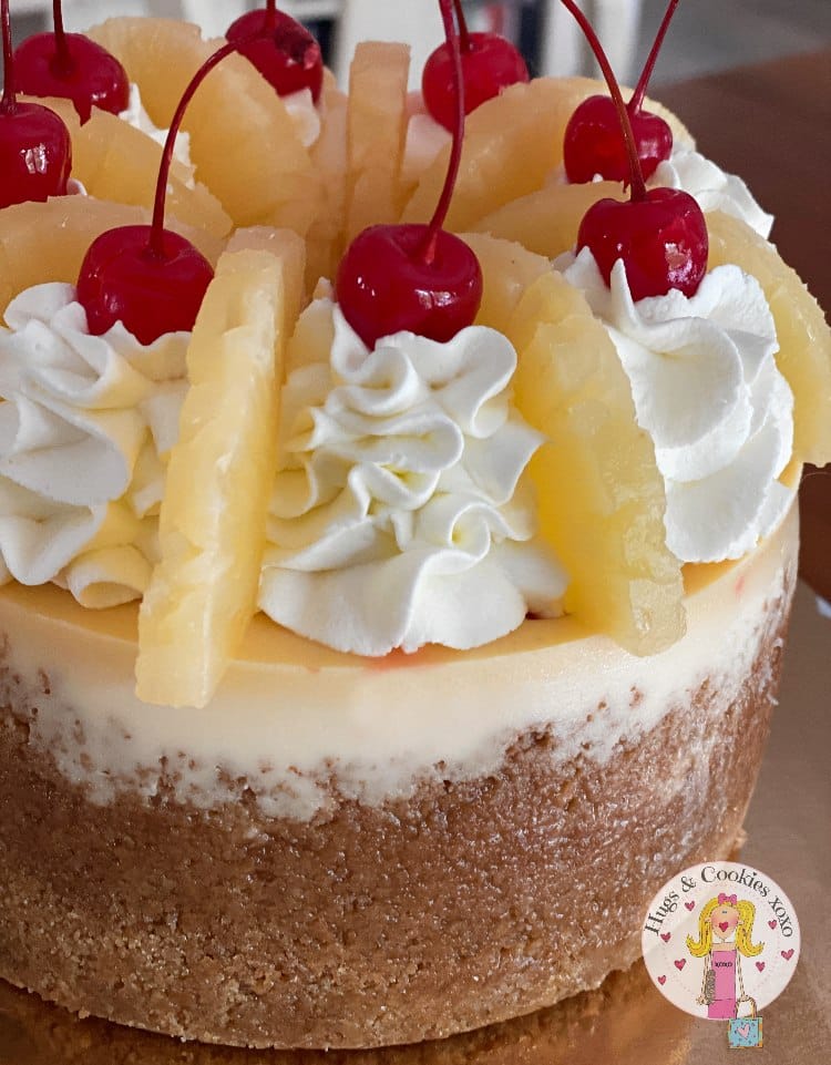 Pineapple Right Side Up Cheesecake