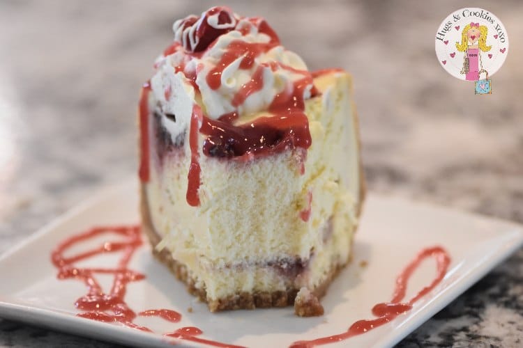 Raspberry Swirl Cheesecake