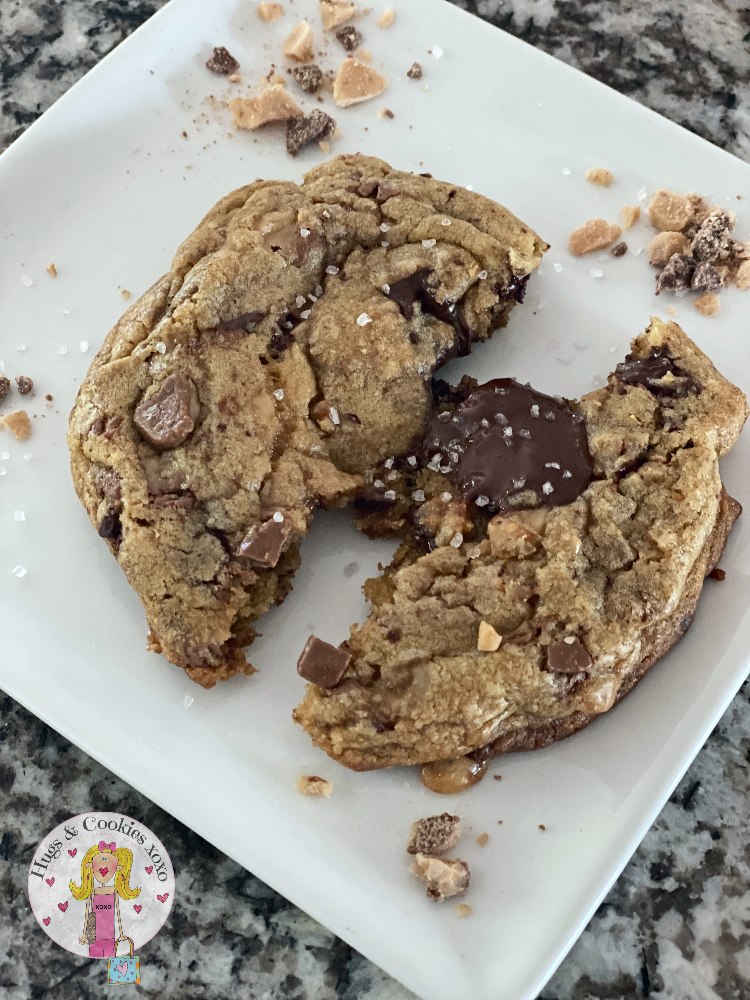 Browned Butter Chocolate Chunk Toffee Cookies