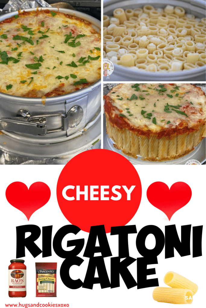 Cheesy Rigatoni Cake