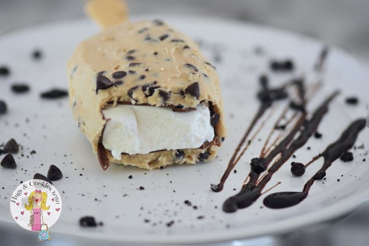 Cookie Dough Covered Ice Cream Bars