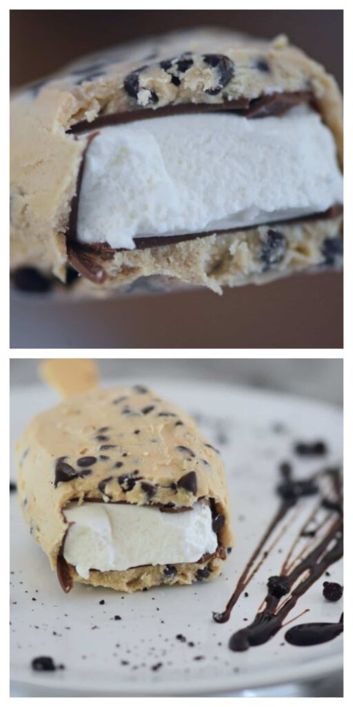 Cookie Dough Covered Ice Cream Bars