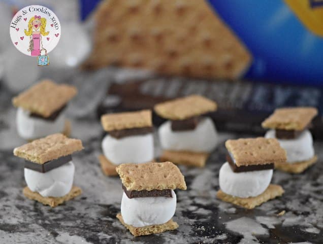 Jumbo S'mores Stuffed Cookies