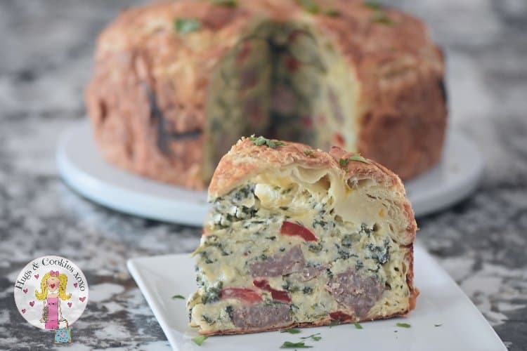 Sausage and Spinach Quiche