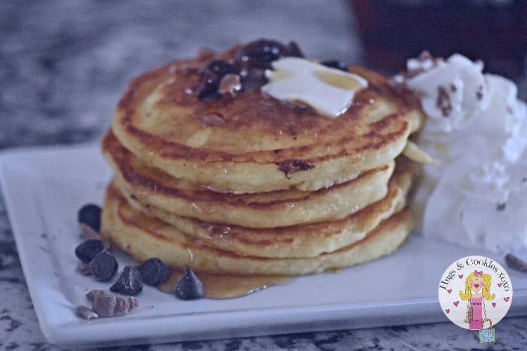 Classic Buttermilk Chocolate Chip Pancakes 