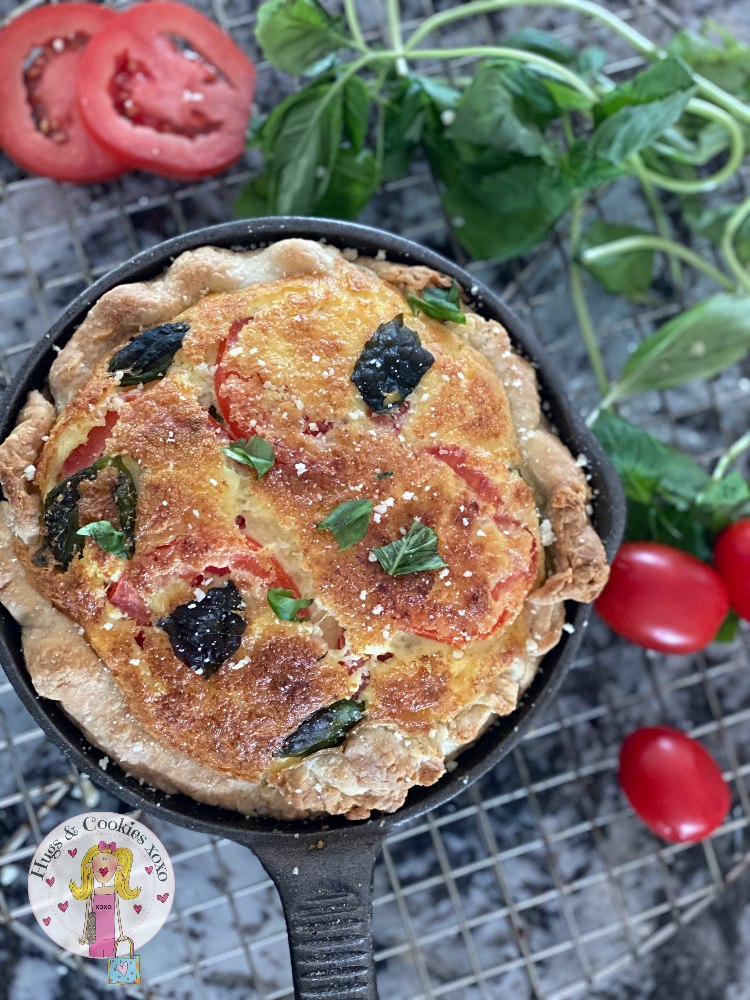 Tomato Basil Quiche