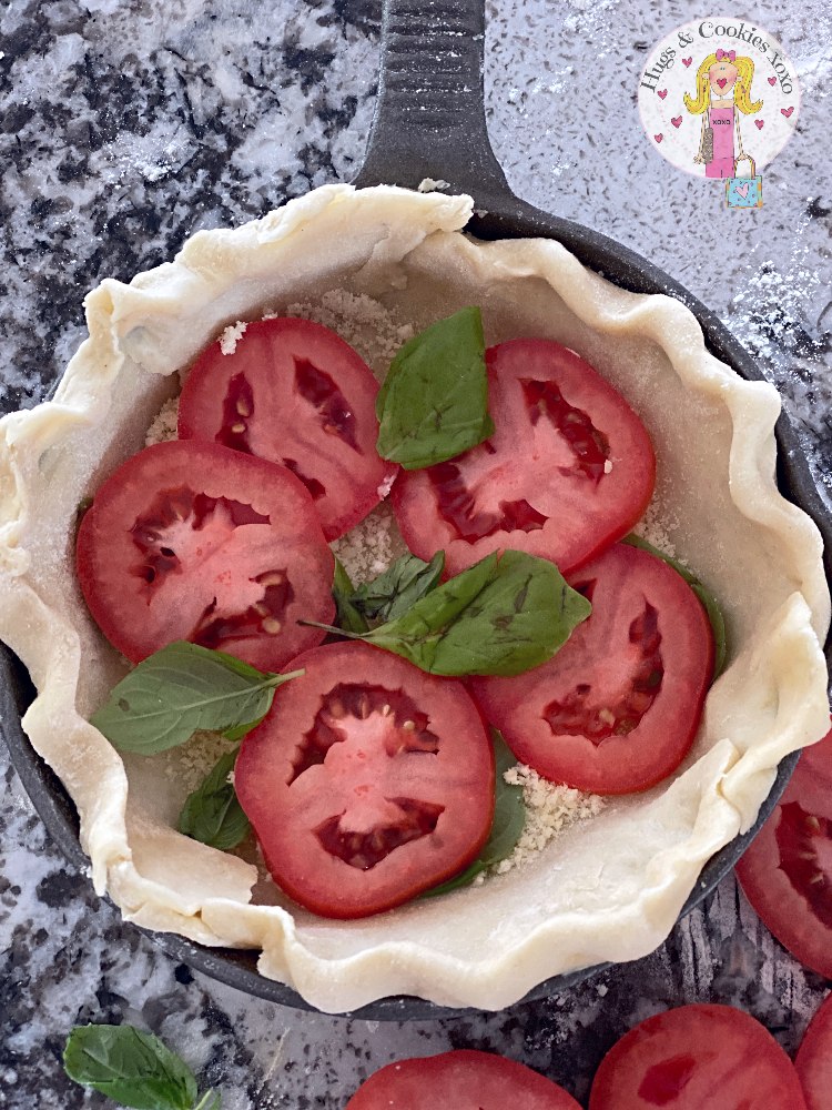 Tomato Basil Quiche