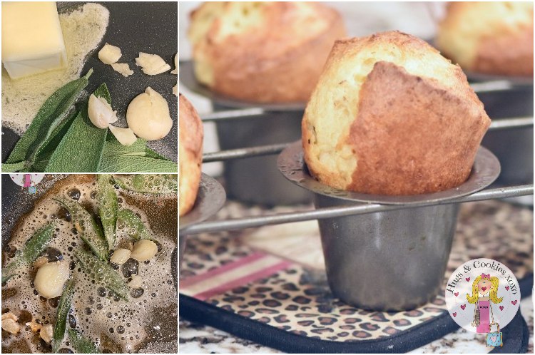 Browned Butter Sage Popovers