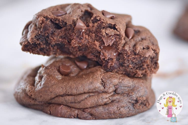 Extra Thick Double Chocolate Cookies