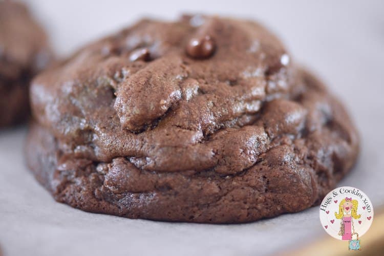 Extra Thick Double Chocolate Cookies