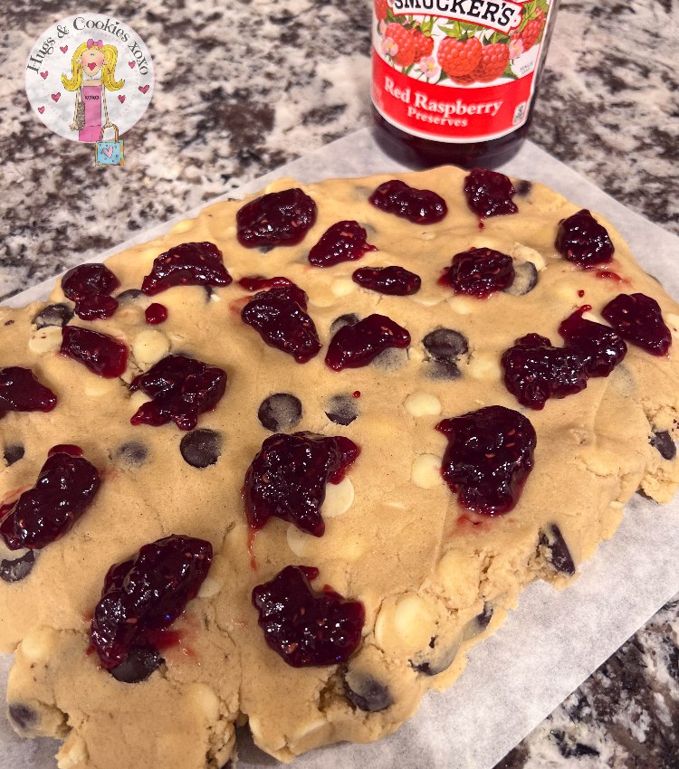 Raspberry Double Chipper Cookies