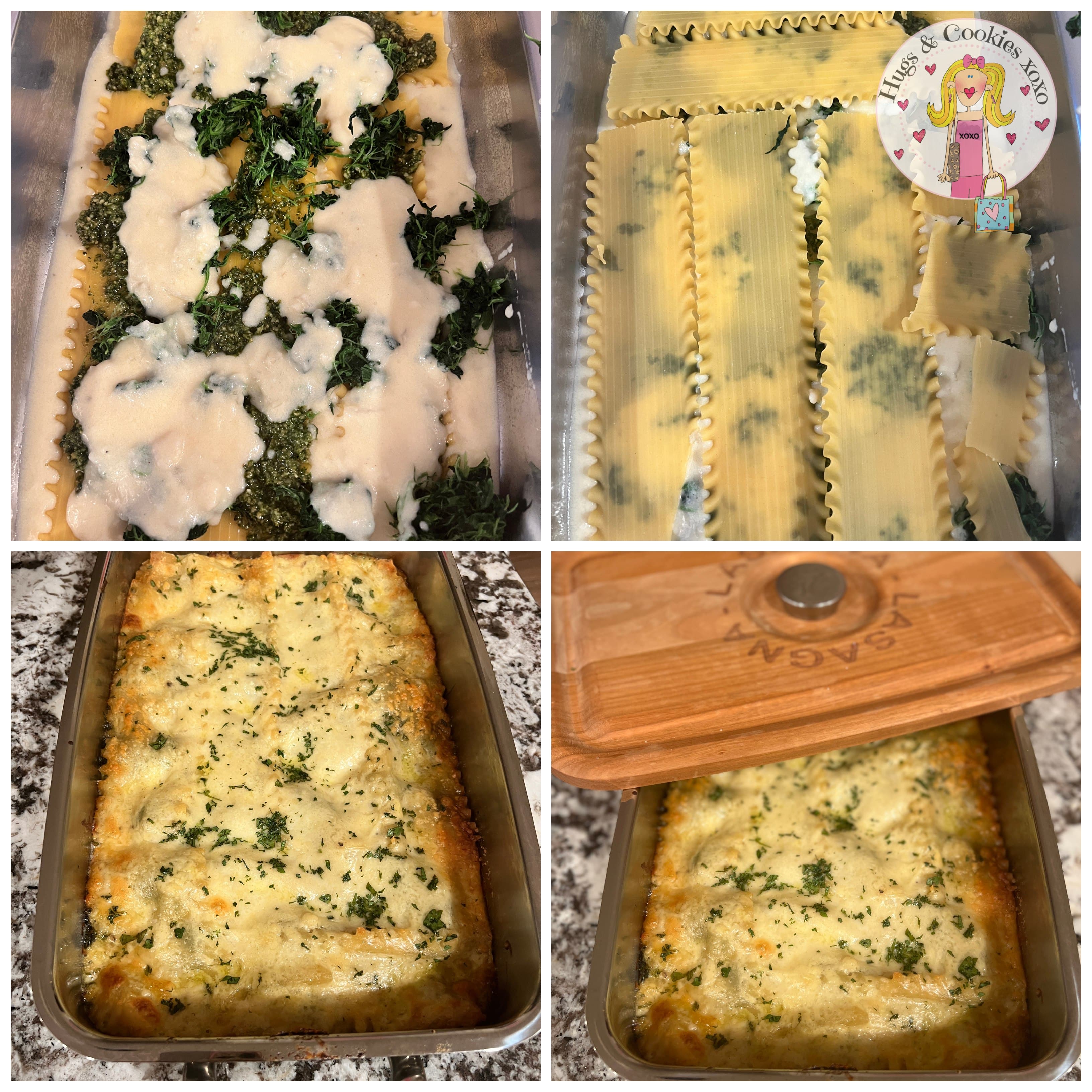 Spinach Pesto White Lasagna