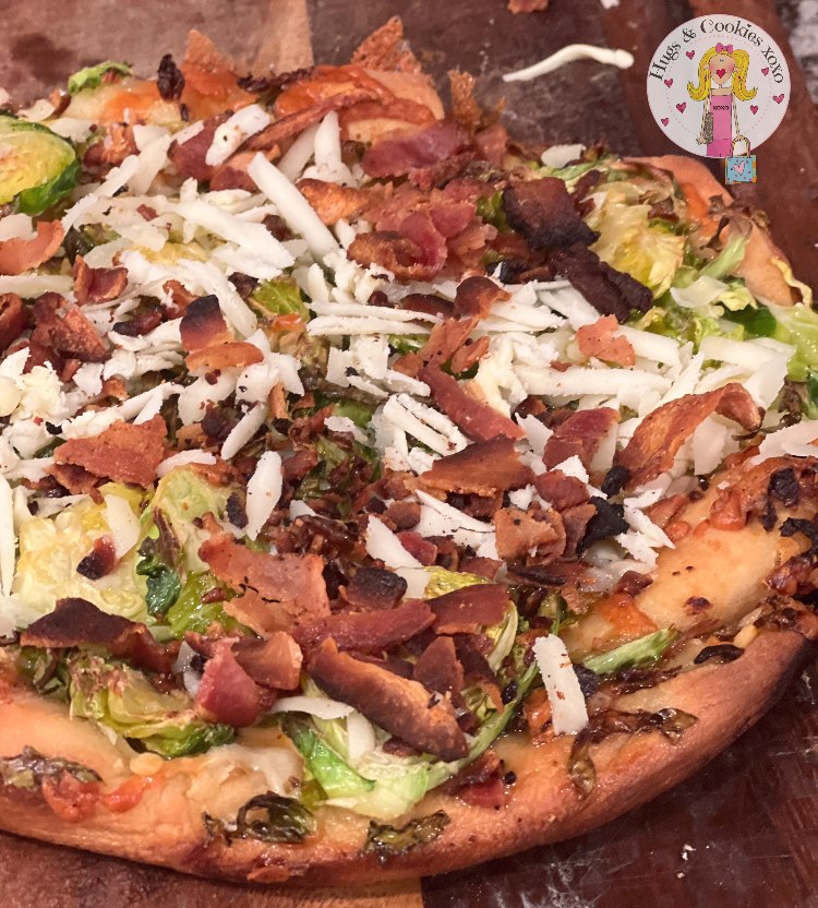 Brussels Sprout Bacon Pizza