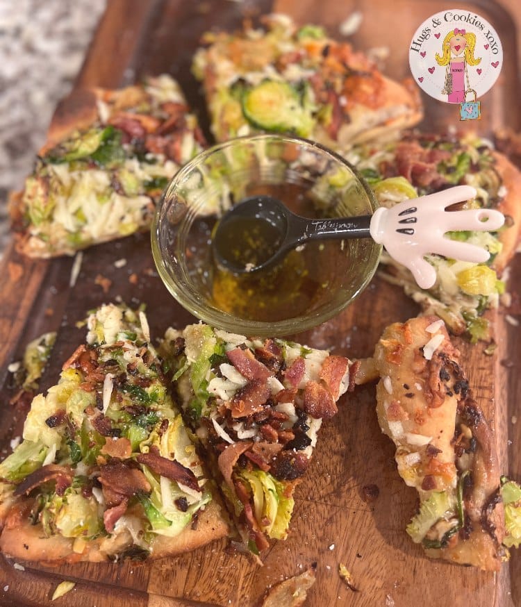 Brussels Sprout Bacon Pizza