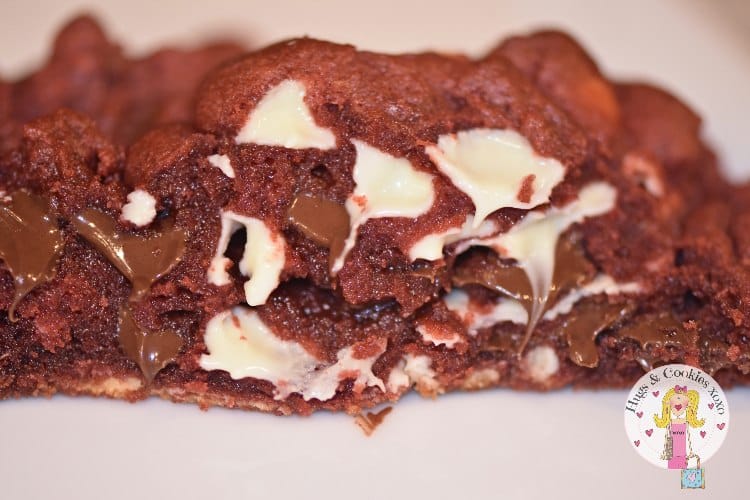 Red Velvet Triple Chocolate Cookies