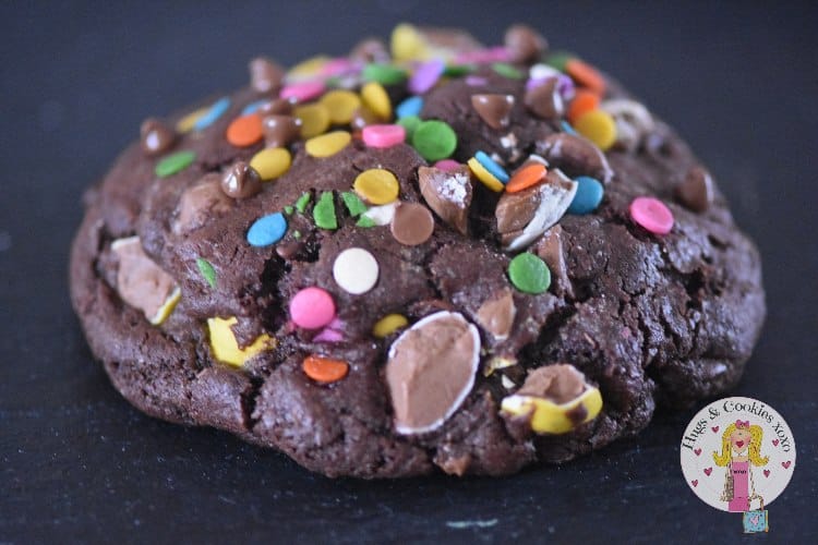 Cadbury Egg Chocolate Cookies