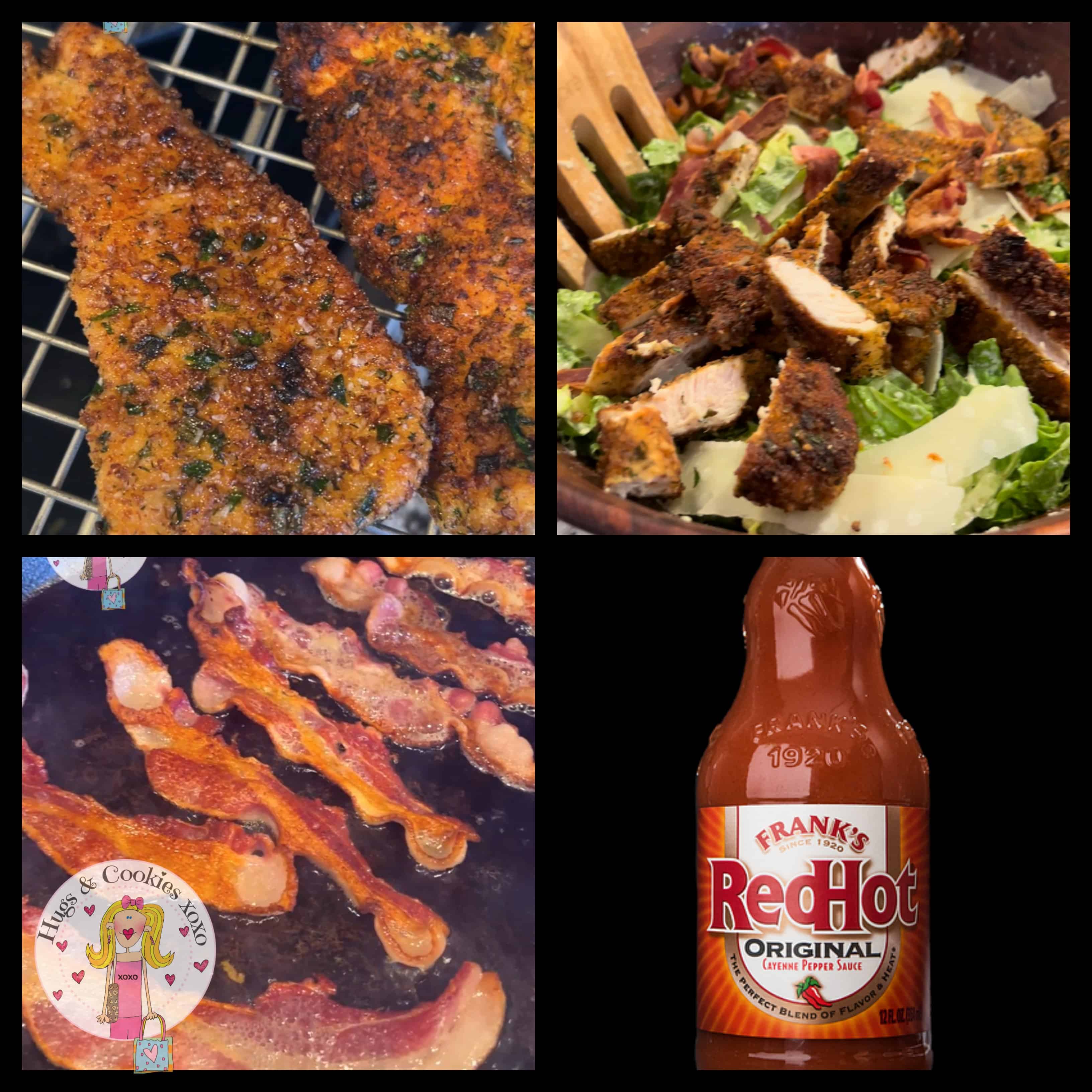 Pretzel Crusted Buffalo Chicken