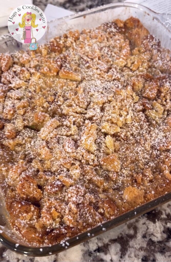 Double Apple Bread Pudding