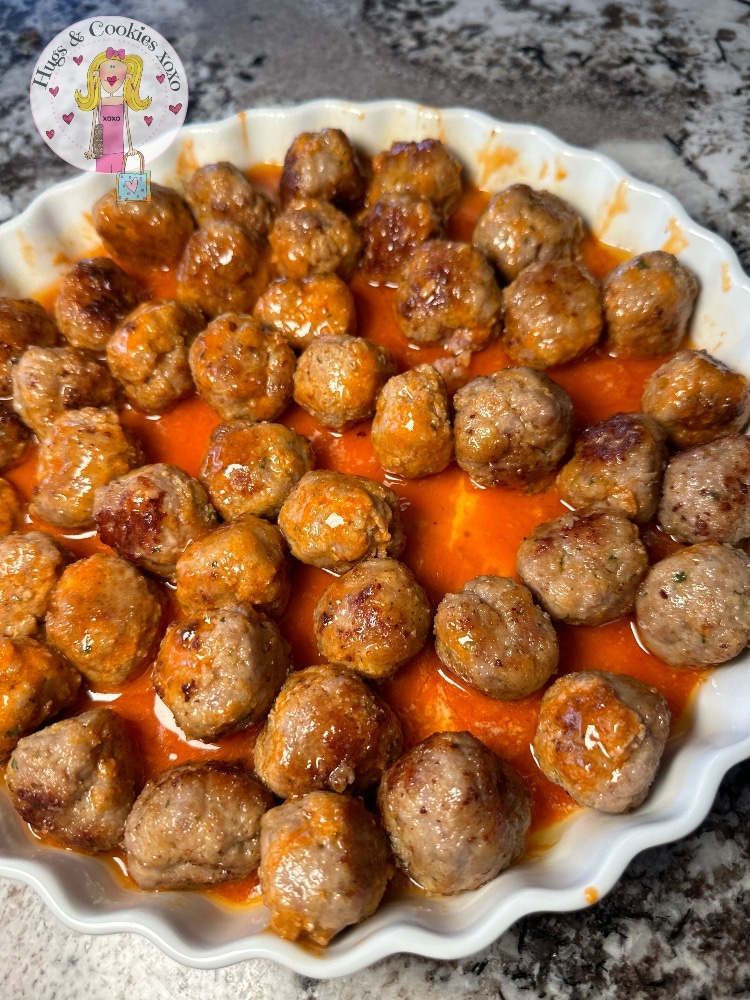 Homemade Buffalo Meatballs