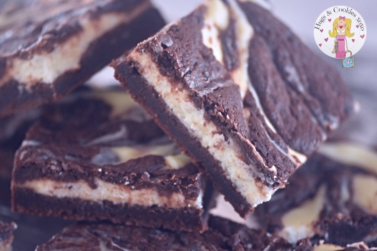 Cheesecake Swirled Brownies