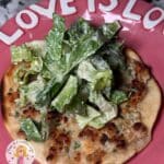 Chicken Caesar Smash Tacos