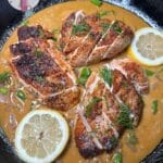 Roasted Boneless Chicken Breasts with Dijon Cream Sauce